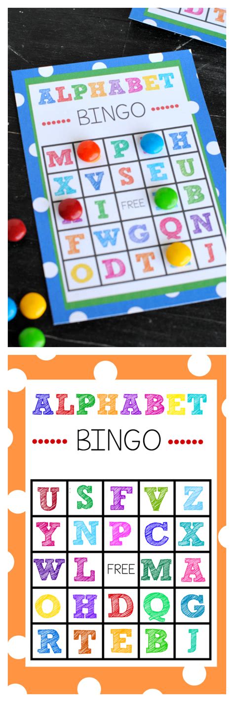 Alphabet Bingo Free Printable Stay At Home Mum