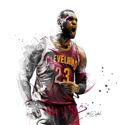 Lebron James Dunk Drawing At Getdrawings Free Download