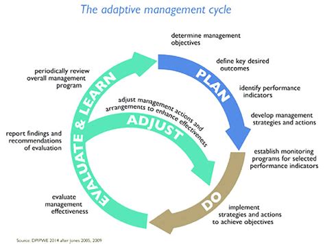 The Adaptive Management Cycle Dpipwe 2014 Jones 2005 2009