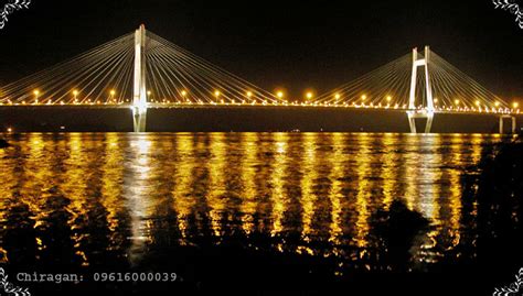 Apna Allahabad Night View Of Naini Bridge Allahabad Situated On