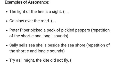 Sample Of Assonance What Are 10 Assonance Examples 2022 11 01