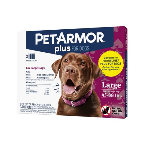Petarmor Plus Flea And Tick Prevention For Large Dogs 45 88 Lbs 3