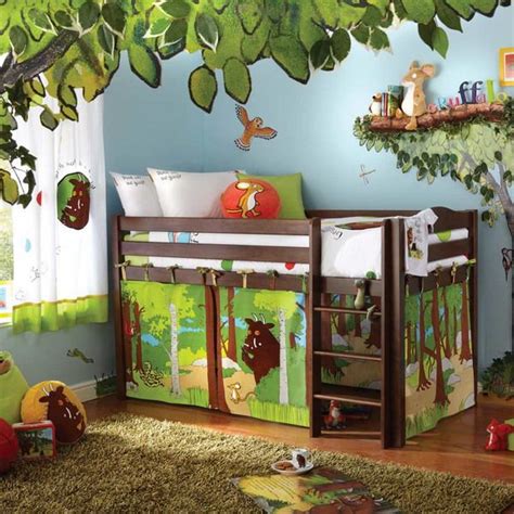 Maybe you would like to learn more about one of these? Jungle Kids Bedroom Theme With Soft Rugs, Wood High ...