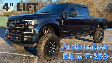 2022 Ford F 250 Platinum Antimatter Blue 4 Lifted Everest Edition
