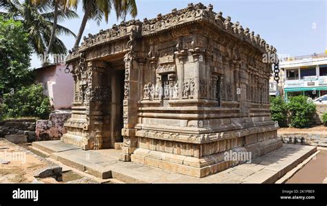 Carved Entrance Of Gaurishvara Temple Yelandur Chamarajanagar