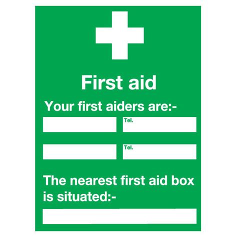First Aid Your First Aiders Are Sign Ese Direct