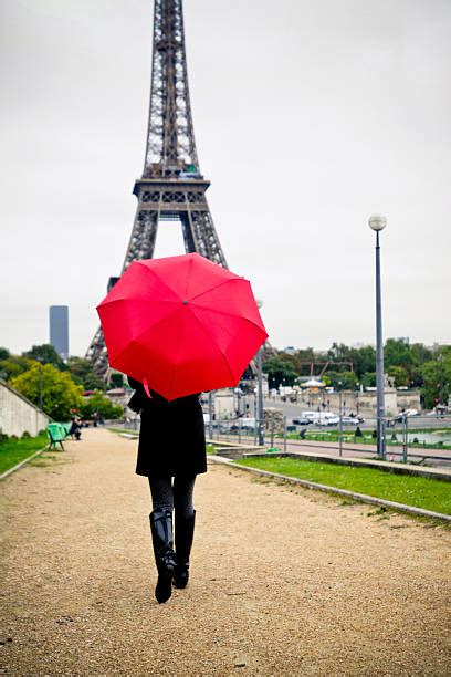 Paris France Rain Umbrella Street Stock Photos Pictures And Royalty Free