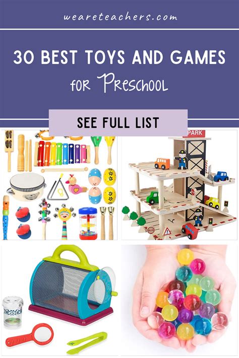 30 Best Educational Toys And Games For Preschool Learning Games For