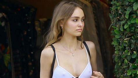 Lily Rose Depp Rocks White Bodysuit While Shopping In Weho Lily Rose Depp Just Jared