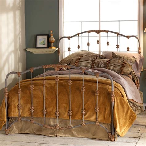 Nantucket Iron Bed By Wesley Allen Textured Blue Finish Iron Bed
