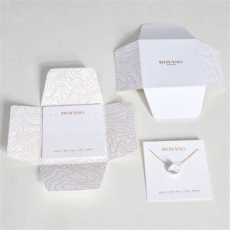 Jewelry Packaging Accessories Custom Jewelry Cards Wholesale Silver