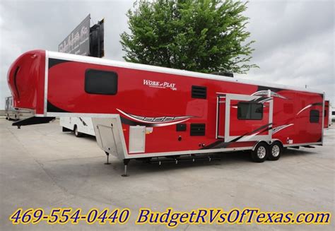 38ft 2014 Work And Play Fifth Wheel Toy Hauler That Is Perfect For Your Fifth Wheel Toy