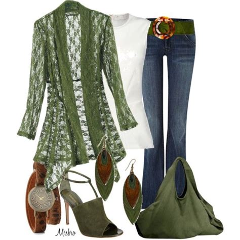 Jeans And Greens By Mrsbro On Polyvore Fashion Casual Outfits Clothes