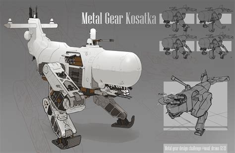 Artstation Metal Gear Inspired Mech Concept