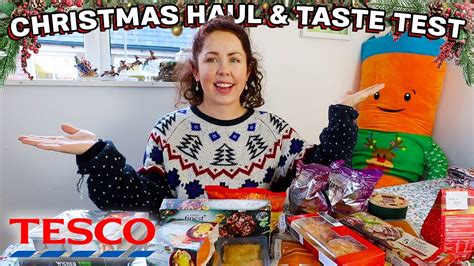 Tesco Christmas Food Taste Test And Haul 2022 Trying New In Tesco