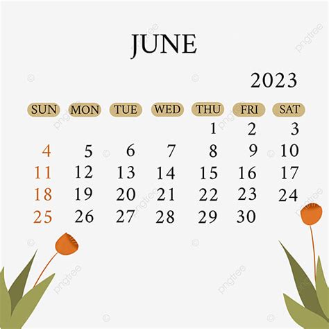 Gambar Kalender Bulan Juni 2023 Simpel Kalender 2023 Bulanan Dapat