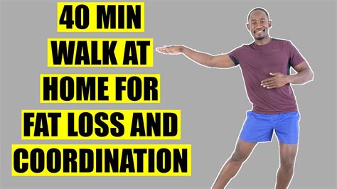 40 Minute Fat Burning Walk At Home Workout For Fat Loss And