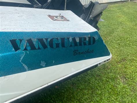 Vanguard Speed Boat Motor And Trailer Powerboats And Motorboats Red