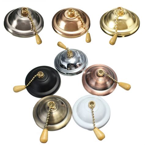 The terminal block on the ceiling rose is usually made up of one 2 terminal block, and two 3 terminal blocks. Universal Colorful Ceiling Fan Light Wall light Pull Chain ...