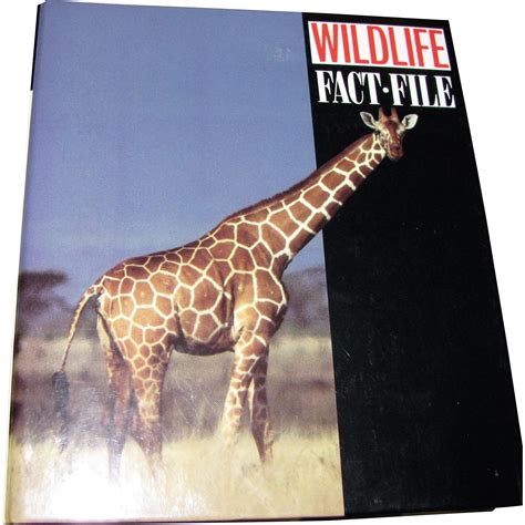 Wildlife Fact File Binder Animal Identification And Conservation From