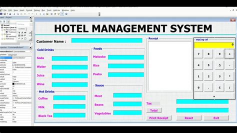 Simple Hotel Management System Using Vb Net Free Source Code