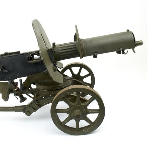 Original Russian Maxim M1910 Fluted Display Machine Gun With Sokolov
