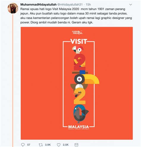 The ministry of tourism, arts and culture and tourism malaysia is calling all malaysian citizens above to enter the visit malaysia 2020 logo desi развернуть. "Macam Karikatur Sekolah Rendah Je" - Respon Rakyat ...