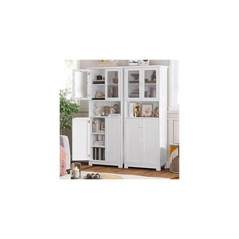 Buy Tiptiper Tall Bathroom Storage Cabinet Large Floor Cabinet With