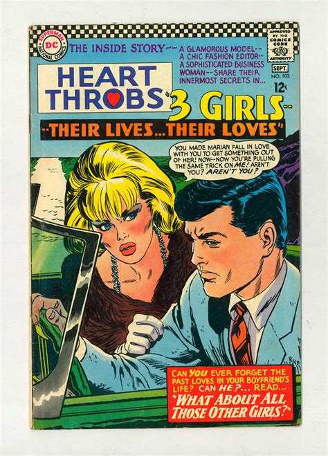 Heartthrobs 103 Dc Romance Comic Book 3 Girls Their Live Flickr