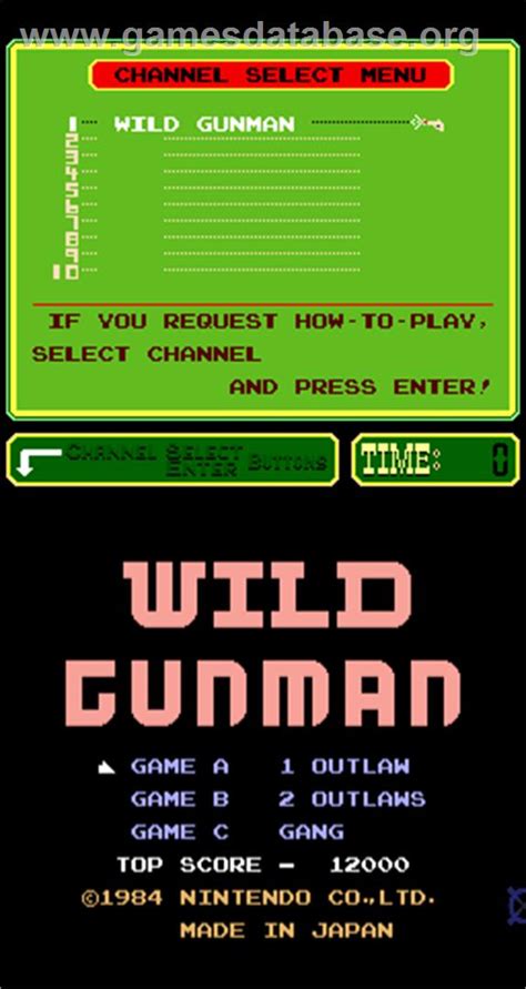 Wild Gunman Arcade Games Database