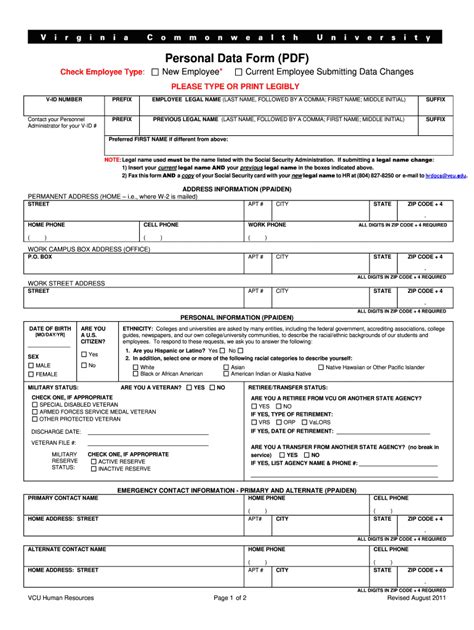 Personal Data Sheet 2011 2024 Form Fill Out And Sign Printable Pdf