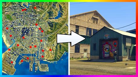 Gta 5 Finding All 20 Warehouse Locations And High Rise Hq Spots In Gta