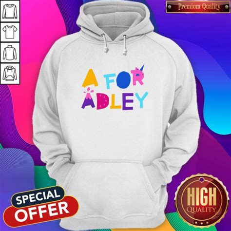 Colorful A For Adley Shirt