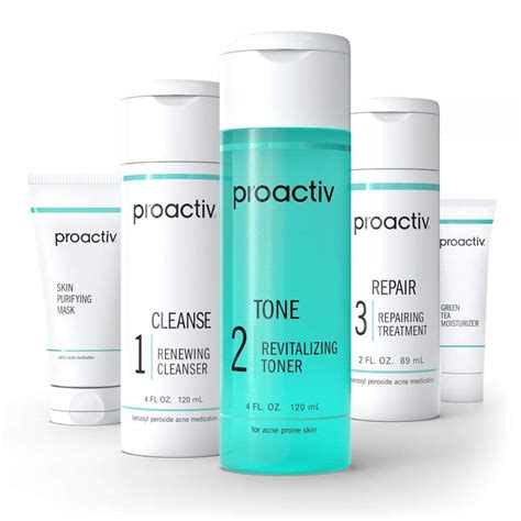 Proactiv 3 Step Acne Treatment Benzoyl Peroxide Face Wash Repairing