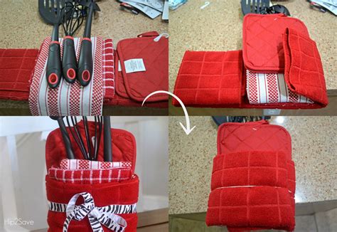 Use our ideas to narrow down the perfect pick for your wife, boyfriend, sister or dad, including 4 tips to a fabulous present. Here's how to turn dollar store towels and utensils into a ...