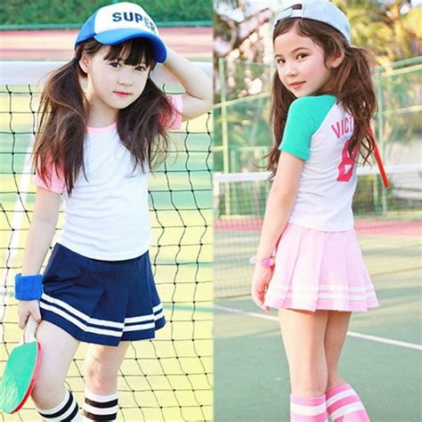 5.0 out of 5 stars. New Summer Kids Teens Girls Clothing Set Sports Track ...