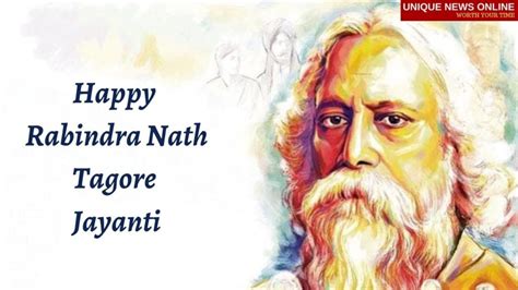 Happy Rabindranath Tagore Jayanti 2021 Wishes Greetings Messages