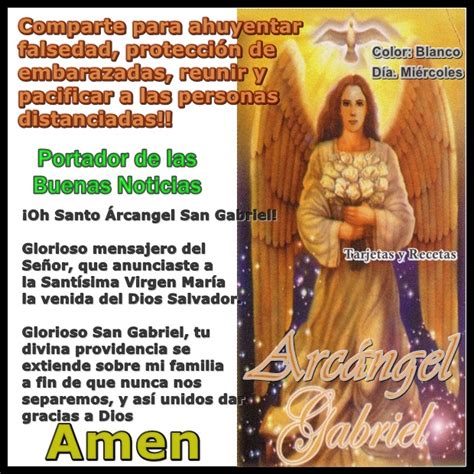Top 115 Oracion Al Arcangel San Gabriel Para Que Regrese La Pareja