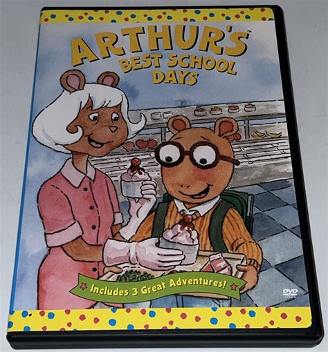 Arthurs Best School Days Dvd 2001 Pbs Includes 3 Great Adventures