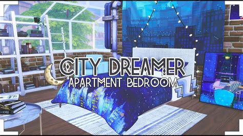 Sims 4 City Dreamer Apartment Bedroomcc 🏙🌙 Youtube