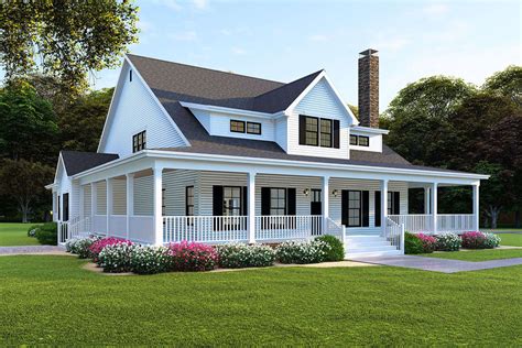 Famous Concept 15 Country Farmhouse House Plans Porch
