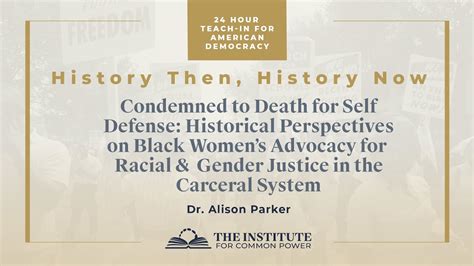 Institute CP: Dr. Parker "Condemned to Death for Self-Defense: Black