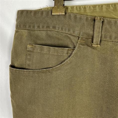 Cp Company Mens Khaki And Green Jeans Depop