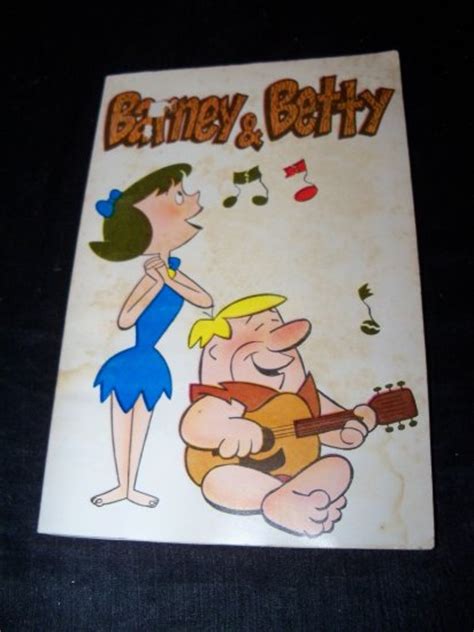 Vintage 1974 Flintstones Barney And Betty Comic Joke Pb Book