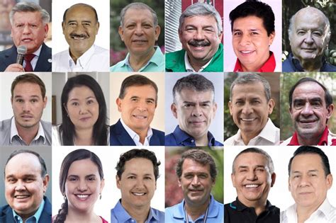 Quiénes son los 18 candidatos presidenciales en las elecciones 2021