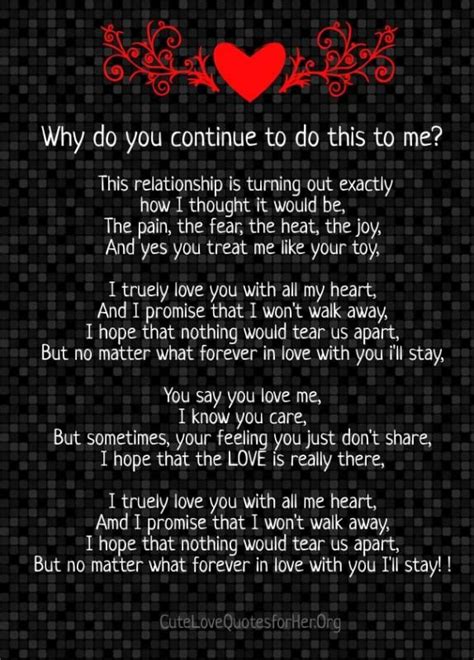 Cute Love Letters For Boyfriend Relationship Poems Poems For Him