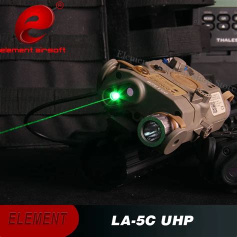 Element Airsoft Peq15 Anpeq 15 Green Dot Tactical Flashlight Peq Red