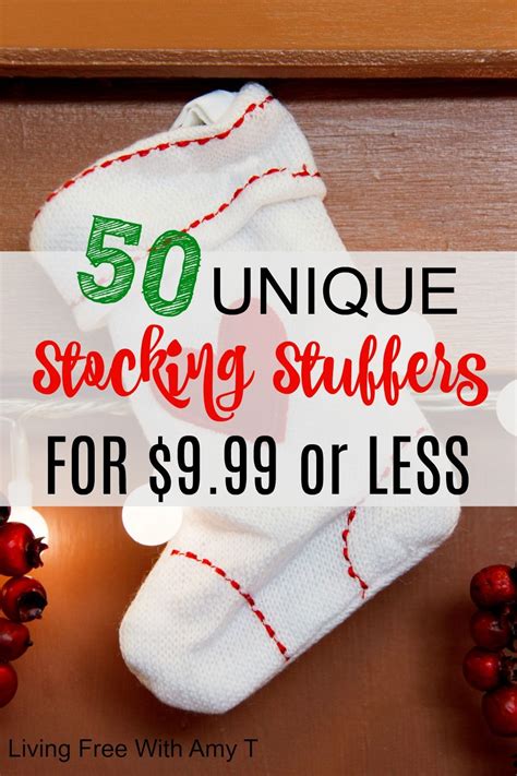 50 Unique Stocking Stuffer Ideas For Christmas 2020 Unique Stocking Stuffers Unique Stockings