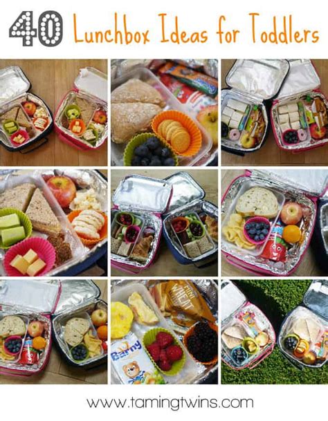 40 Lunchbox Ideas For Toddler Children Inspiration For Every Day