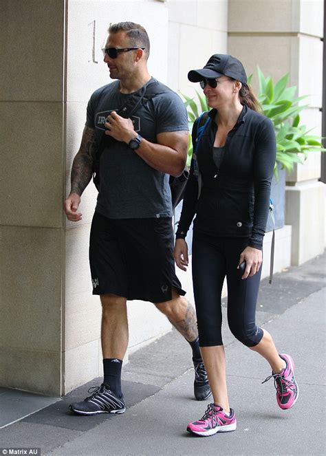 Steve Commando Willis Enjoys Stroll With Girlfriend Michelle Bridges Daily Mail Online